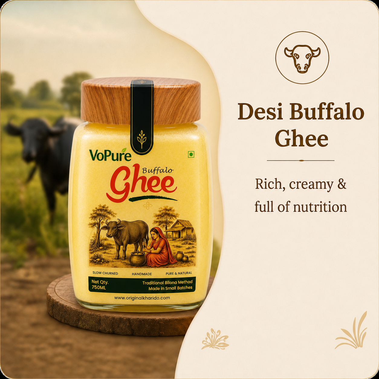 Desi Buffalo Ghee